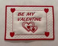 Be My Valentine Mug Mat 6 x 9