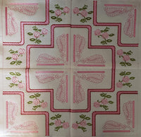Pink Quilt Blocks 8 x 8