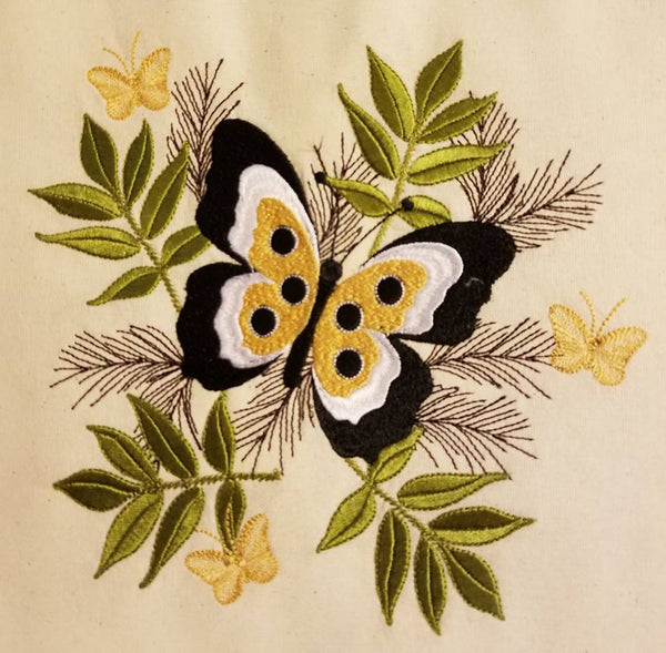 Springtime Butterflies 8 x 8