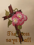 The cross says it all 5 x 7